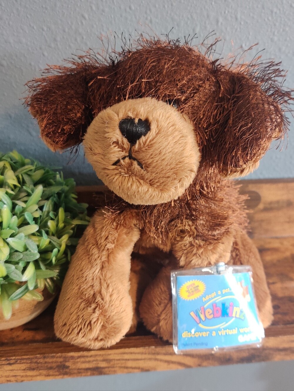 Webkinz Brown Dog HM195 Plush Stuffed Animal Retired Sealed Code Puppy Nwt